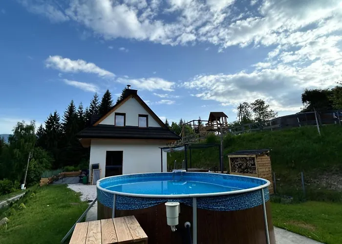 Z Jacuzzi Chalet Zawoja